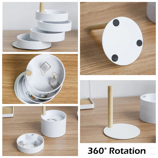 360 Rotating Jewelry Storage - NocturnalExpressions