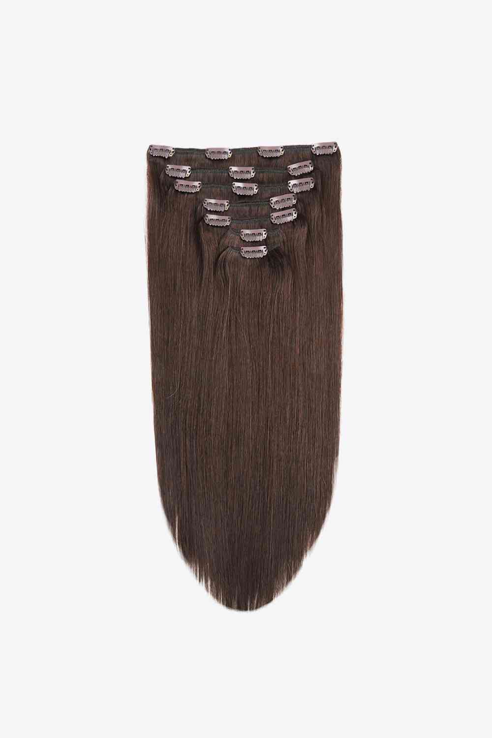 16" 110g Clip-in Hair Extensions Indian Human Hair - NocturnalExpressions