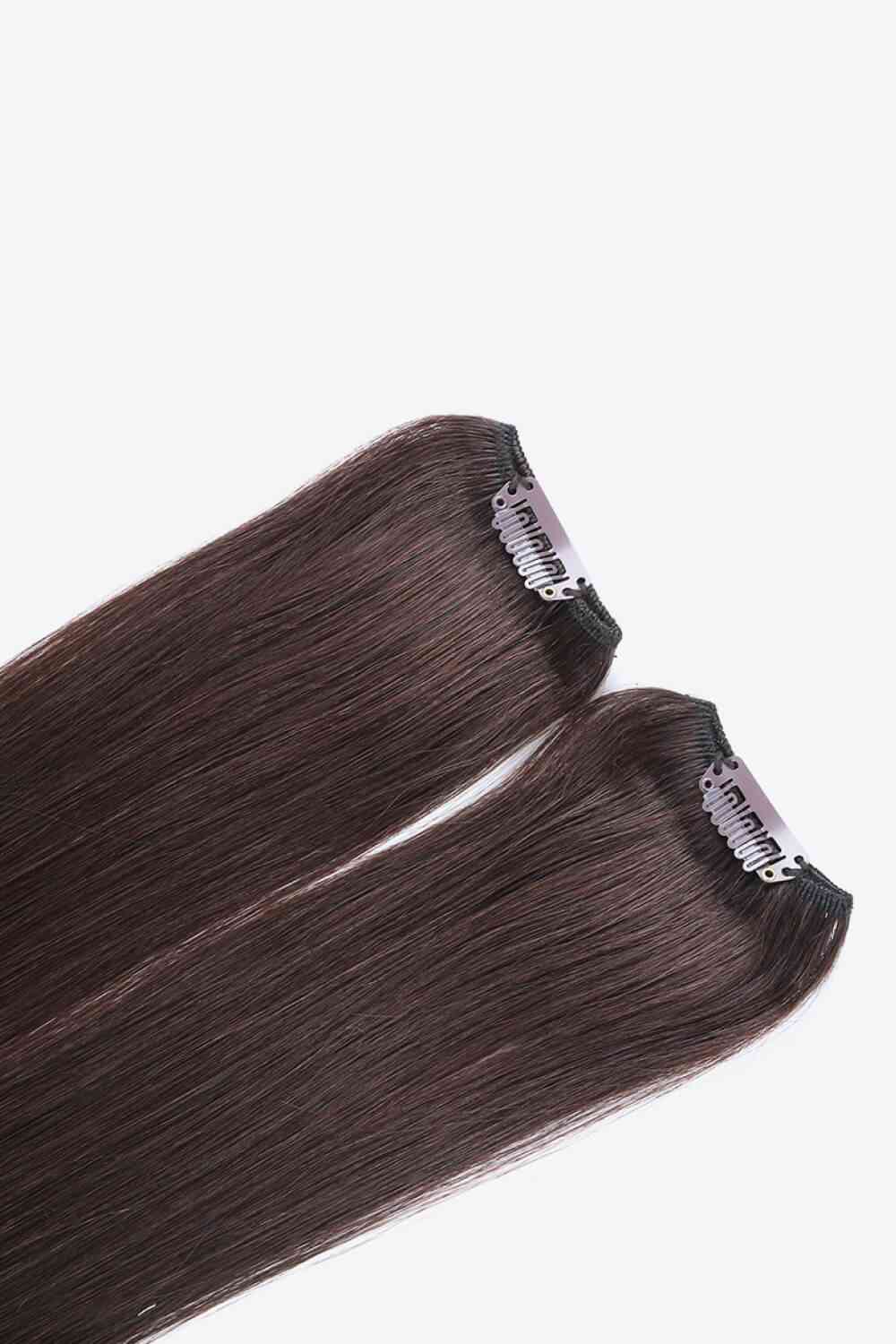 20" 120g Clip-in Hair Extensions Indian Human Hair - NocturnalExpressions