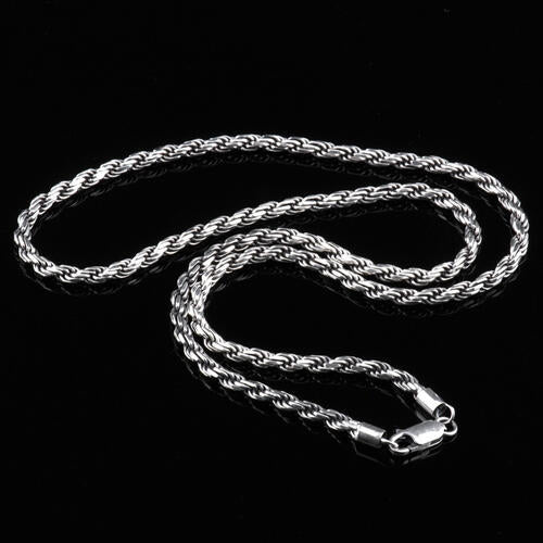 23.6" Snake Chain 925 Sterling Silver Necklace - NocturnalExpressions