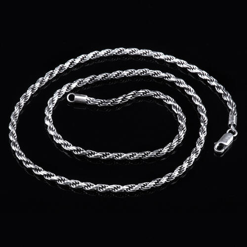 23.6" Snake Chain 925 Sterling Silver Necklace - NocturnalExpressions