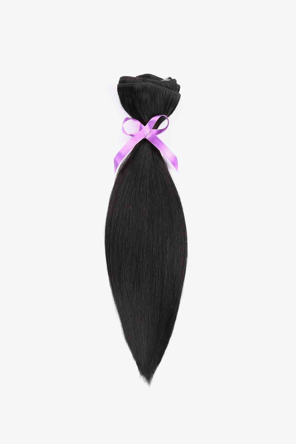 20" 120g Clip-in Hair Extensions Indian Human Hair - NocturnalExpressions