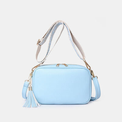 Tassel PU Leather Crossbody Bag - NocturnalExpressions