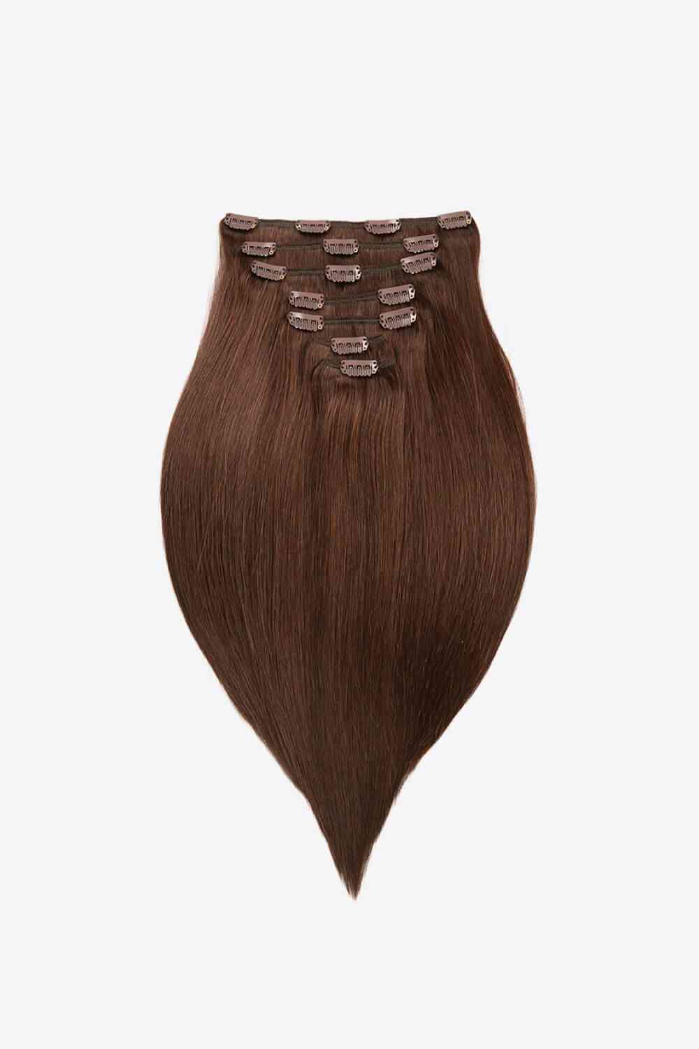 20" 120g Clip-in Hair Extensions Indian Human Hair - NocturnalExpressions