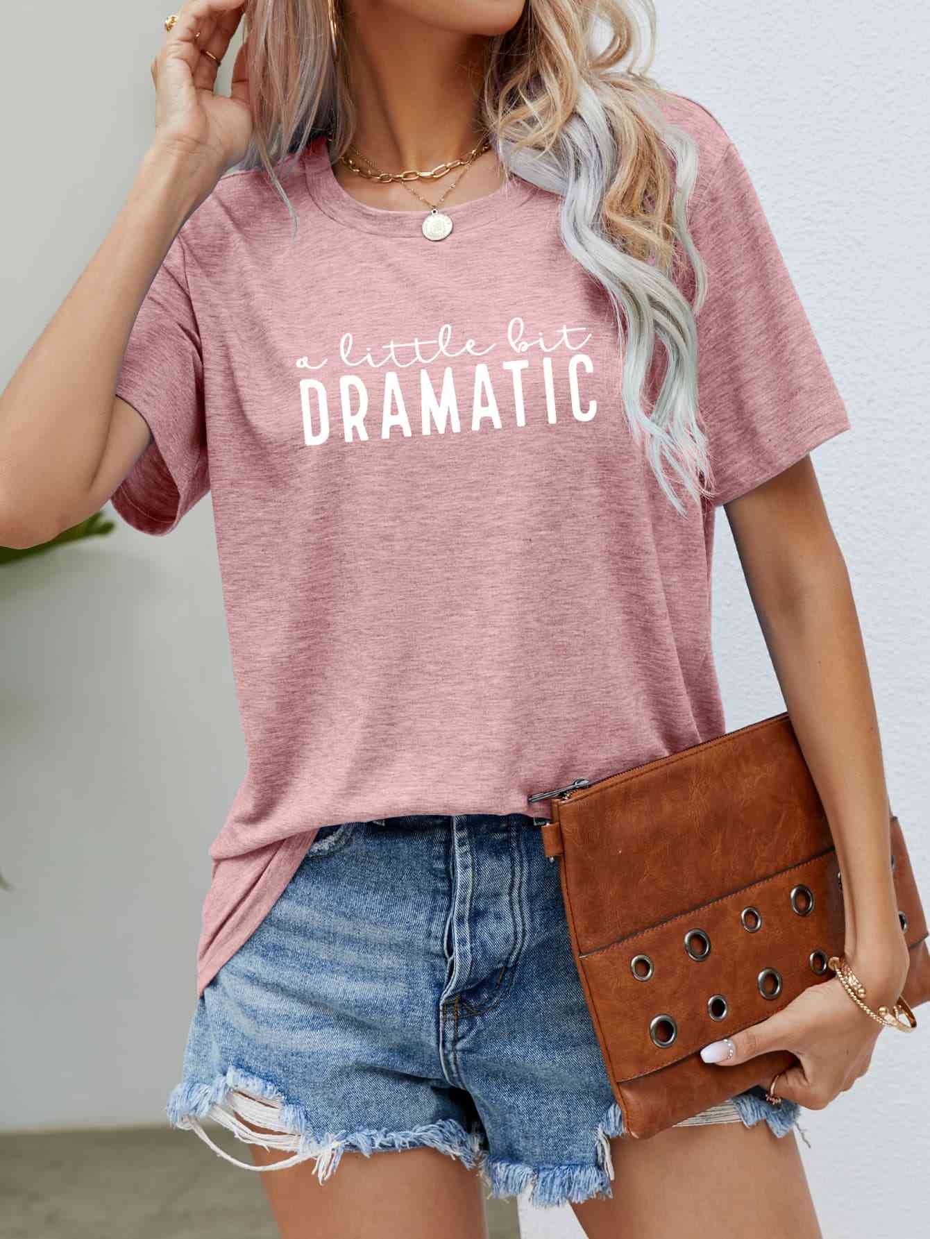 A LITTLE BIT DRAMATIC Graphic Tee - NocturnalExpressions