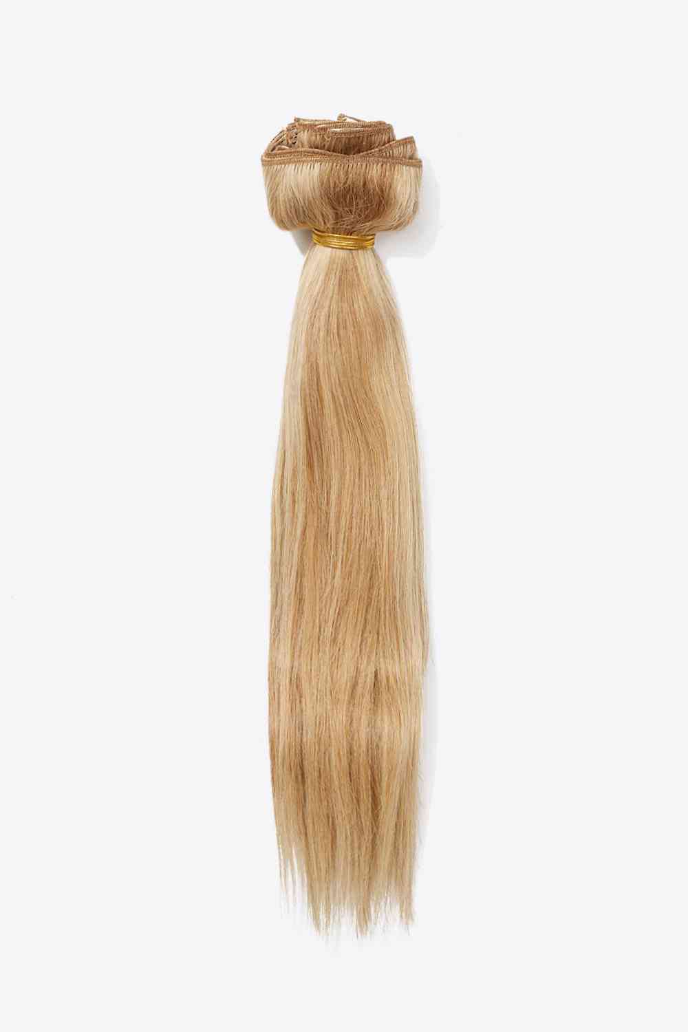 18" 200g #613 Straight Clip-in Hair Extensions Human Hair - NocturnalExpressions