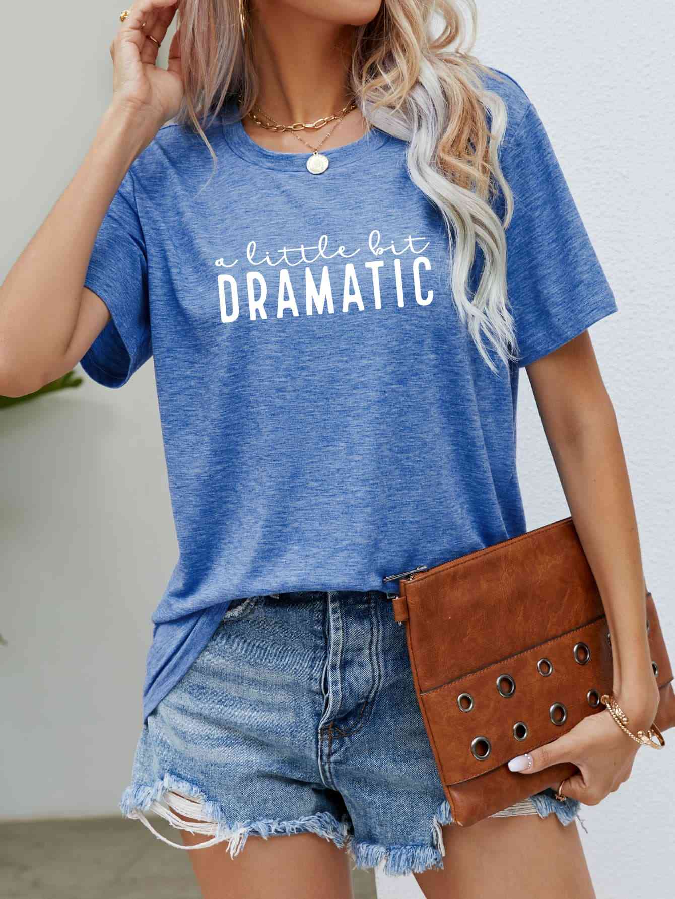 A LITTLE BIT DRAMATIC Graphic Tee - NocturnalExpressions