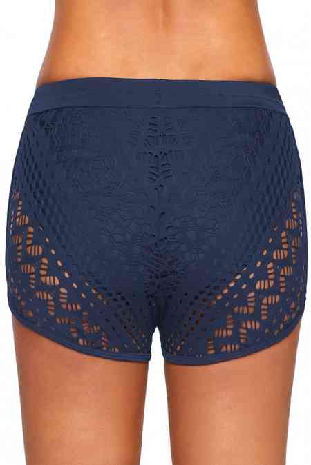 Tied Lace Swim Bottoms - NocturnalExpressions