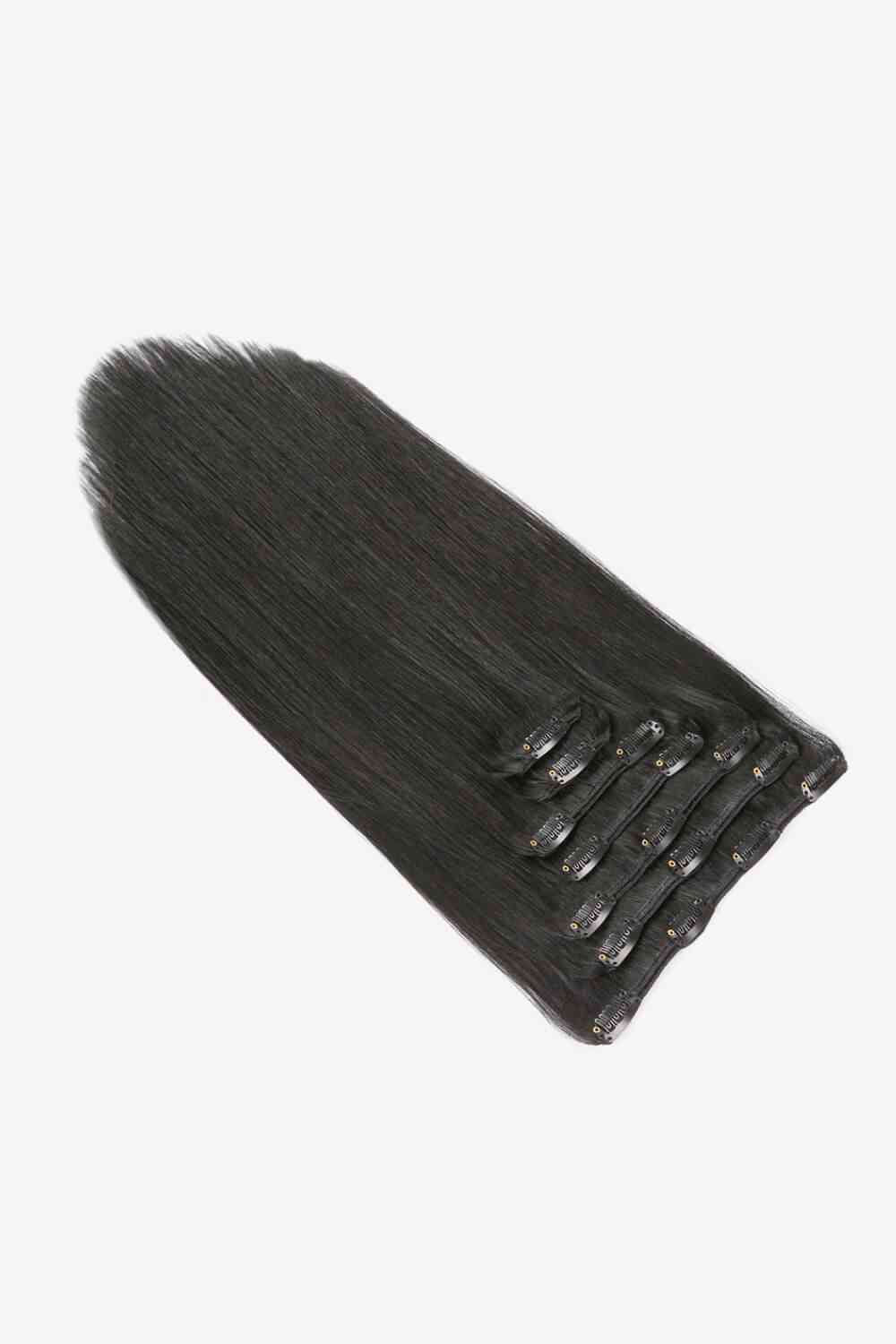 20" 120g Clip-in Hair Extensions Indian Human Hair - NocturnalExpressions