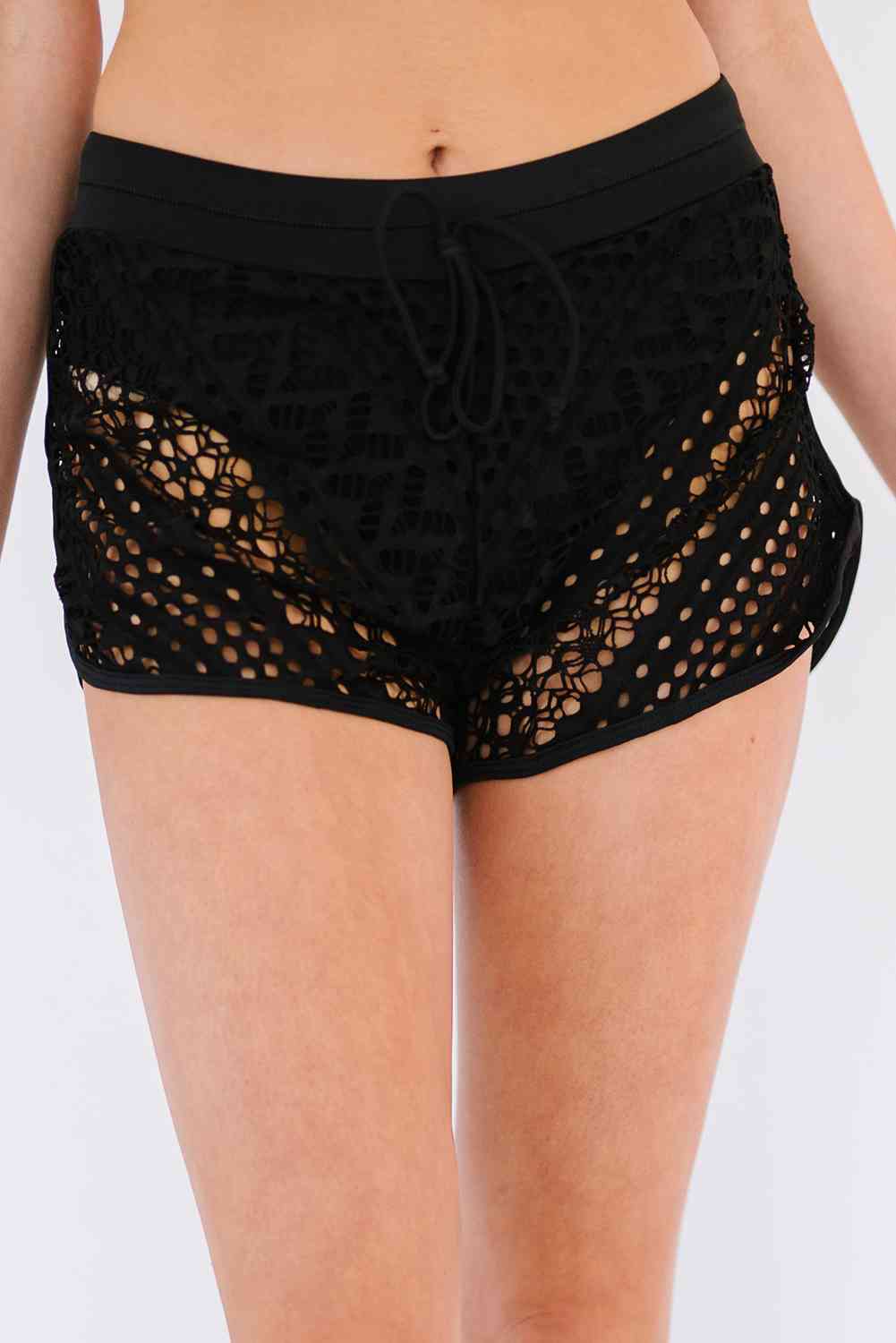 Tied Lace Swim Bottoms - NocturnalExpressions