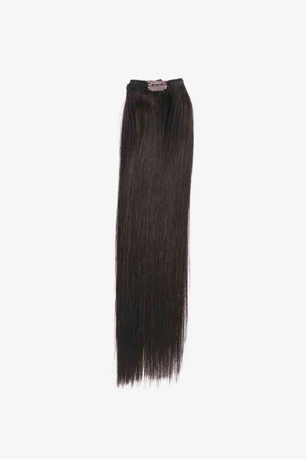 18" 120g Clip-In Hair Extensions Indian Human Hair - NocturnalExpressions