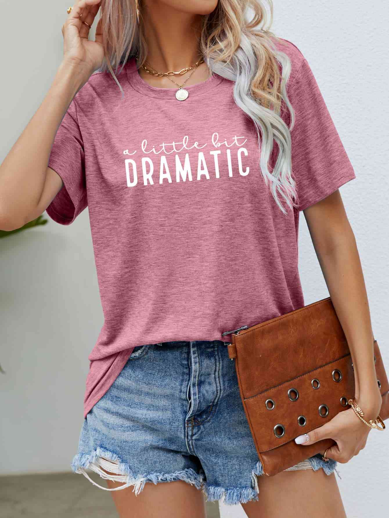 A LITTLE BIT DRAMATIC Graphic Tee - NocturnalExpressions